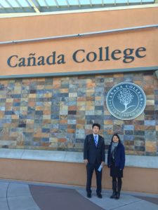 Cañada College訪問時の写真