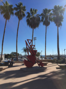 Santa Barbara City Collegeキャンパス訪問写真