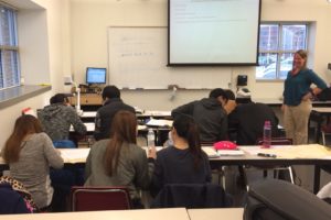 Clark College訪問時のキャンパス写真
